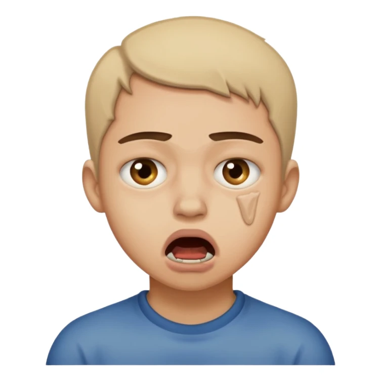 Make someone choke themselves like choking emote when you do smth wrong sticker