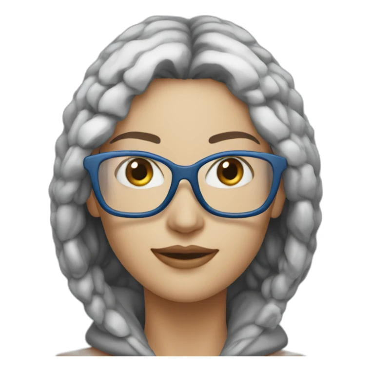 ai-winter-female sticker