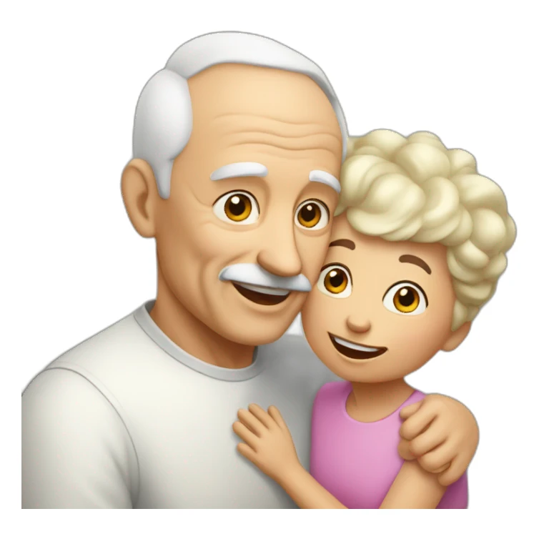Papy sur mamie sticker