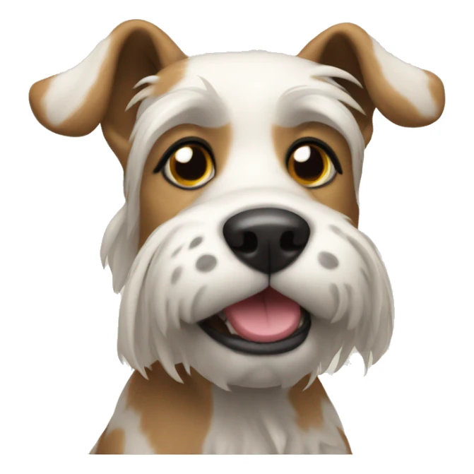 Dog with bobble  sticker