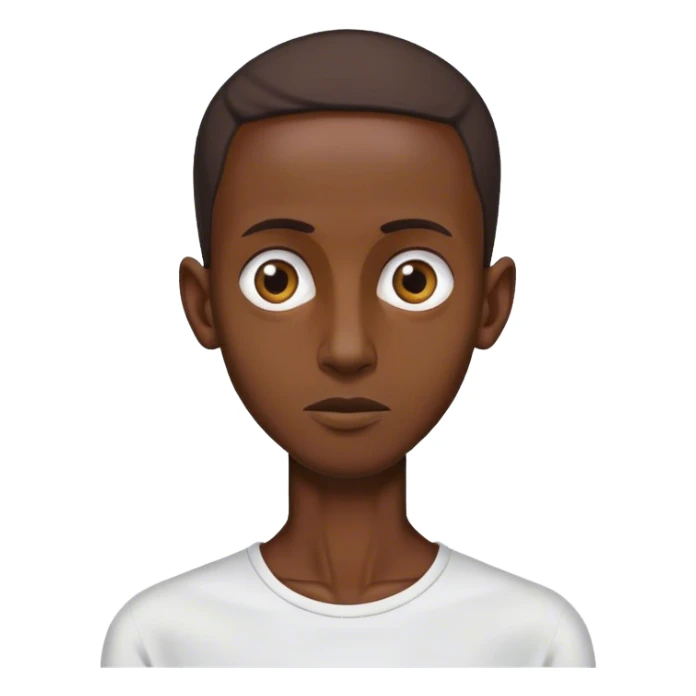 extremely skinny somali man sticker