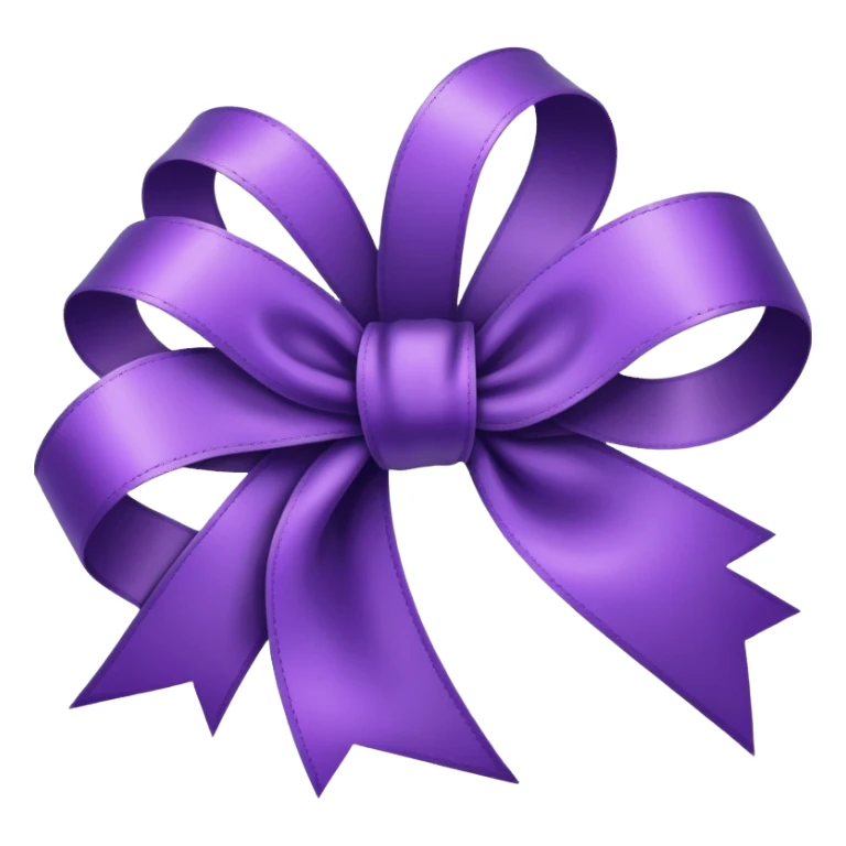 Purple cure ribbon sticker