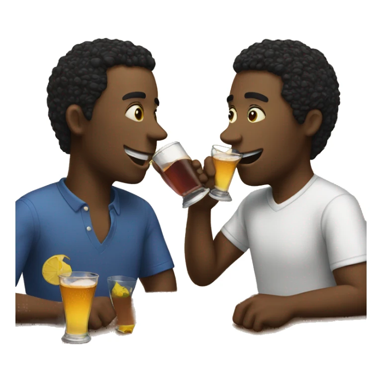 Drinking with friend sticker