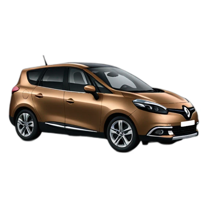 Renault scenic 3 brown sticker