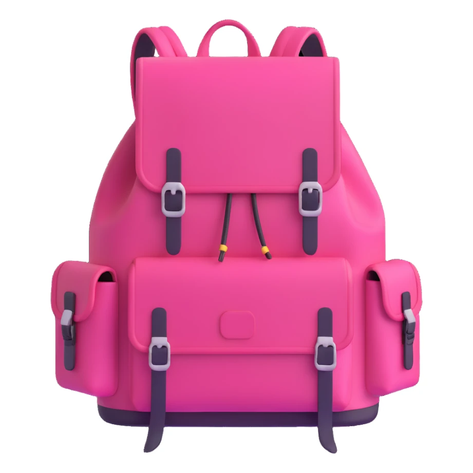 big pink explorer backpack sticker