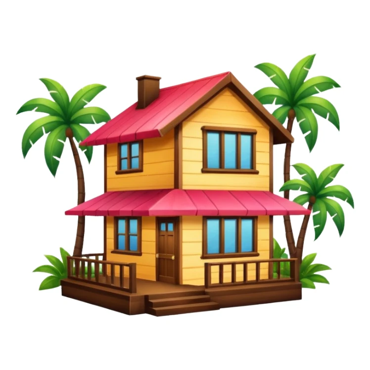 House in Hawaii sticker