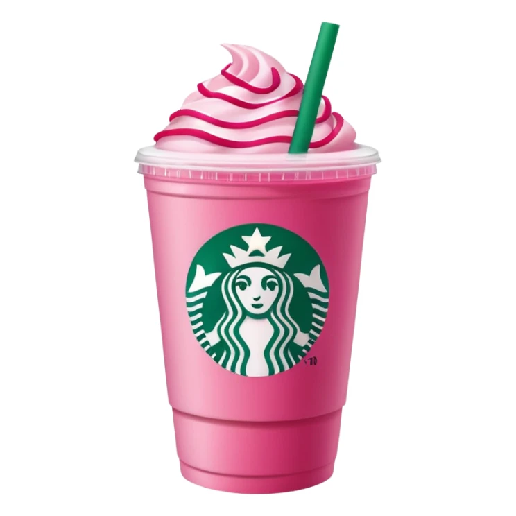 starbucks pink drink sticker