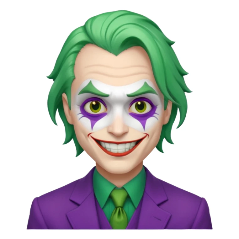 scary arkham joker sticker