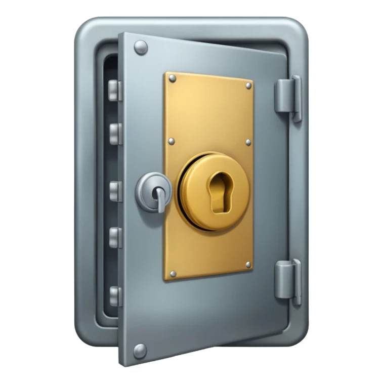 safe door is oppened  sticker