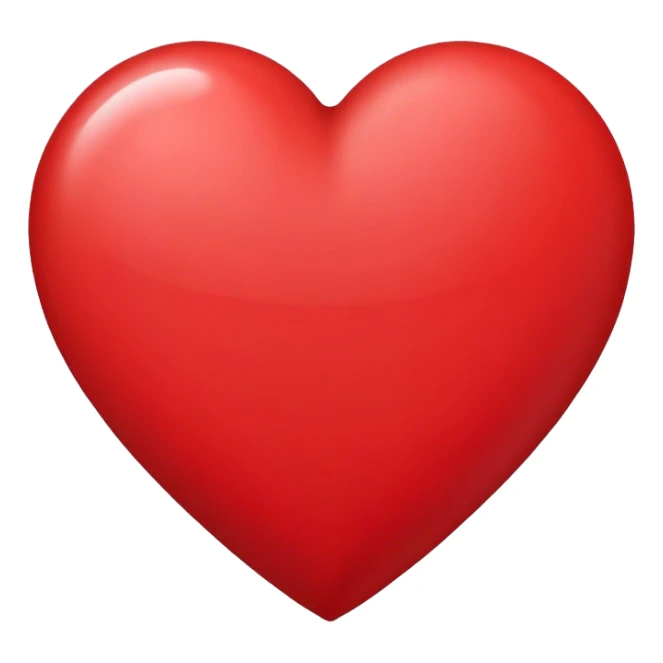 Heart to show love sticker