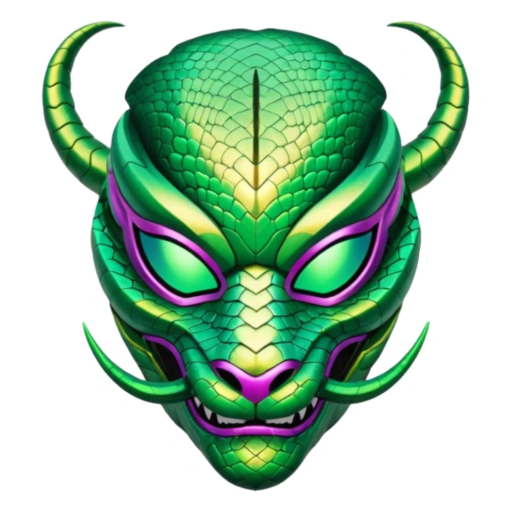 glitter green viper valorant mask sticker