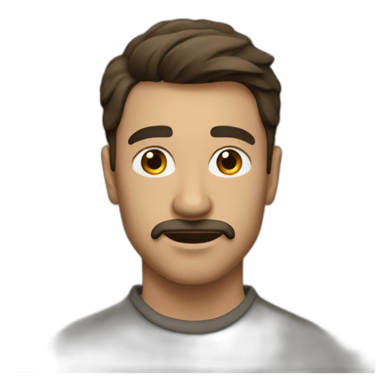 Homme qui et choquer sticker