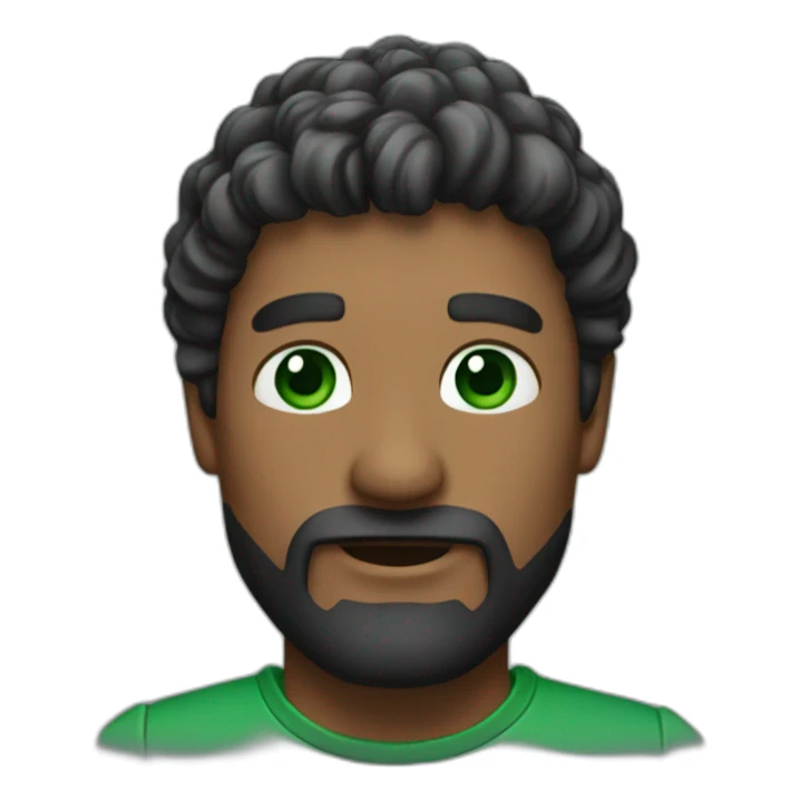 man of emerald sticker