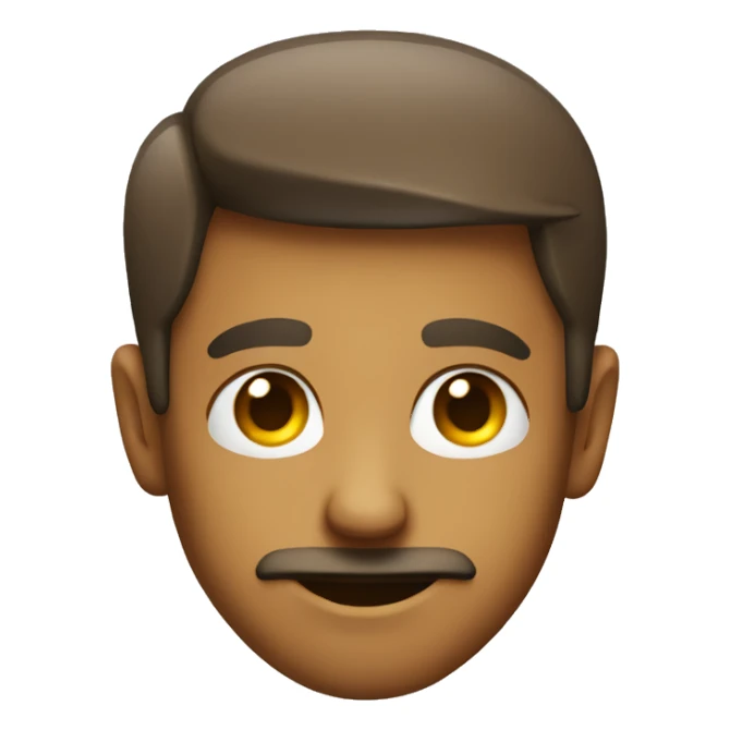 A smirking know-it-all face sticker