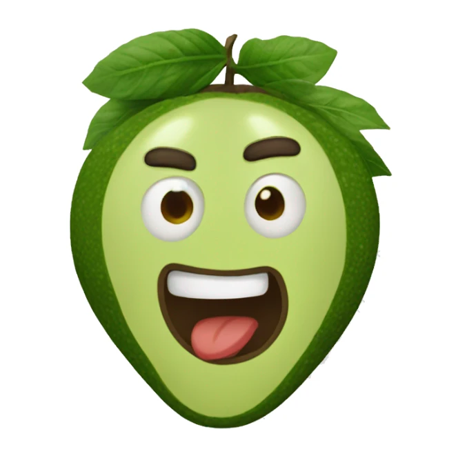 Un aguacate maqullada sticker