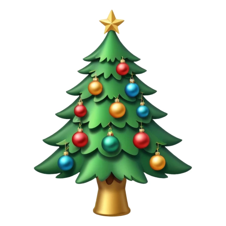 christmas tree sticker