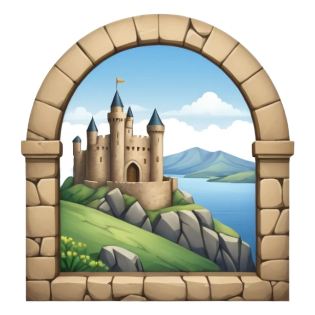 castle window sticker