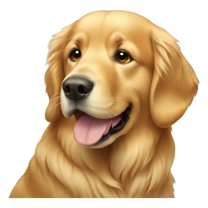 golden retriever  sticker