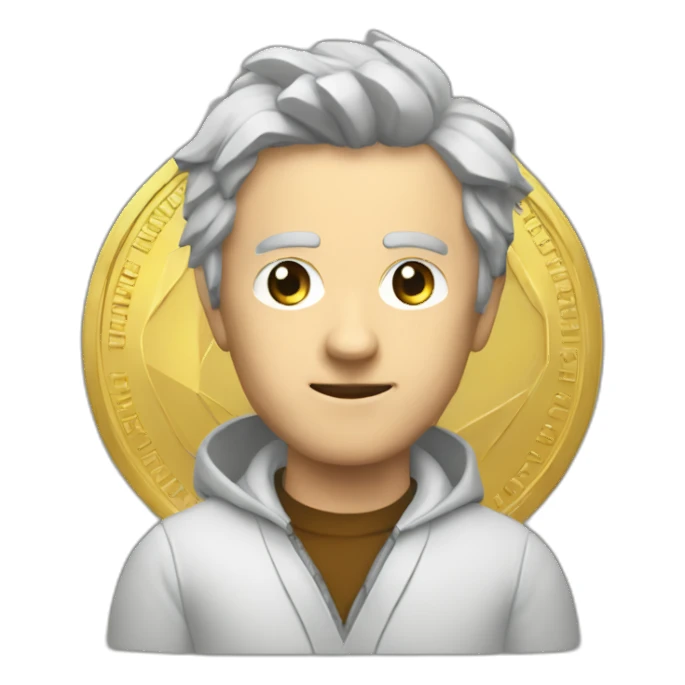 crypto satoshi sticker