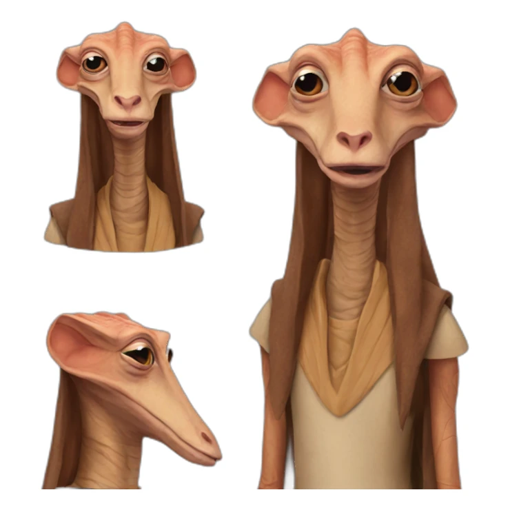 jar jar binks sticker