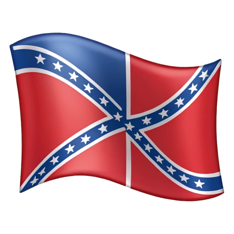  confederate flag emoji sticker