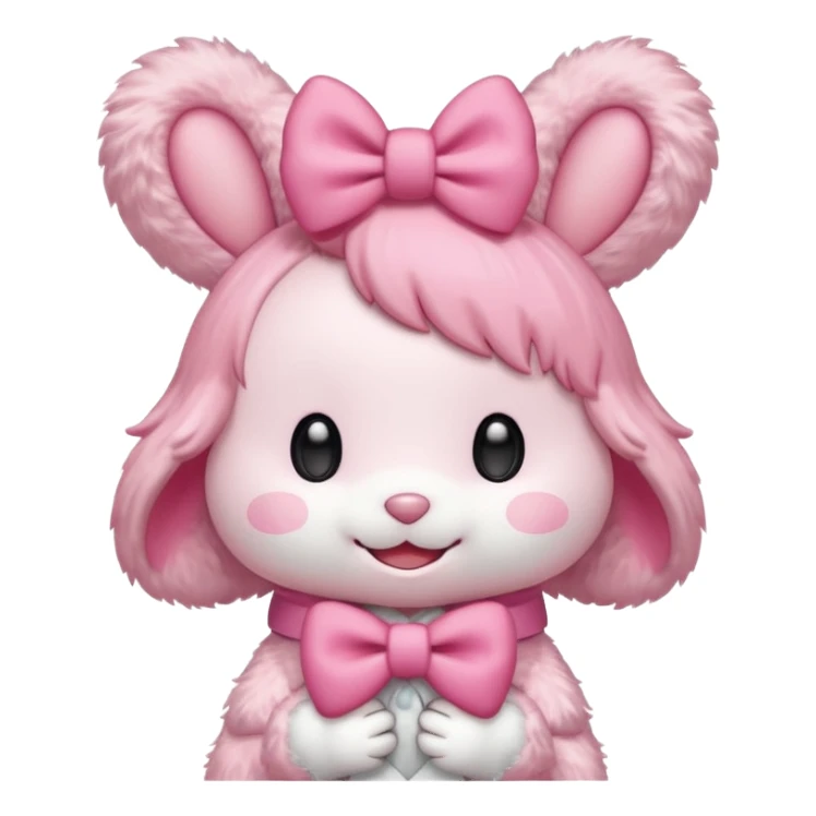 cute mymelody with sign that says great work sticker