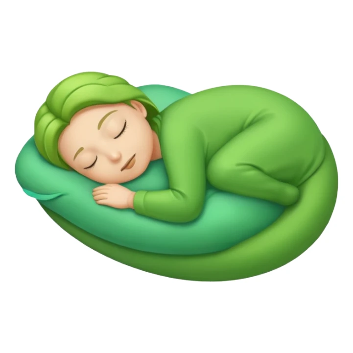 Make this emoji green 💤 sticker
