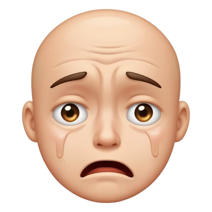 Mad and crying sticker