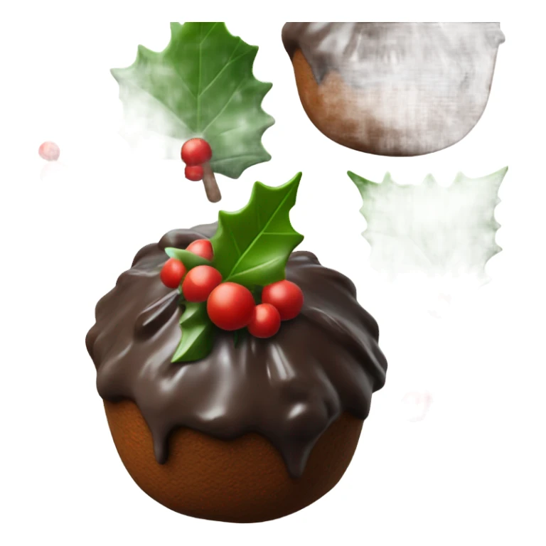 figgy chrismtas pudding  sticker