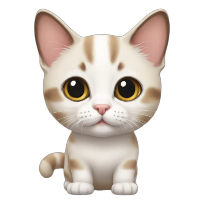 Munchkin cat full-height sticker