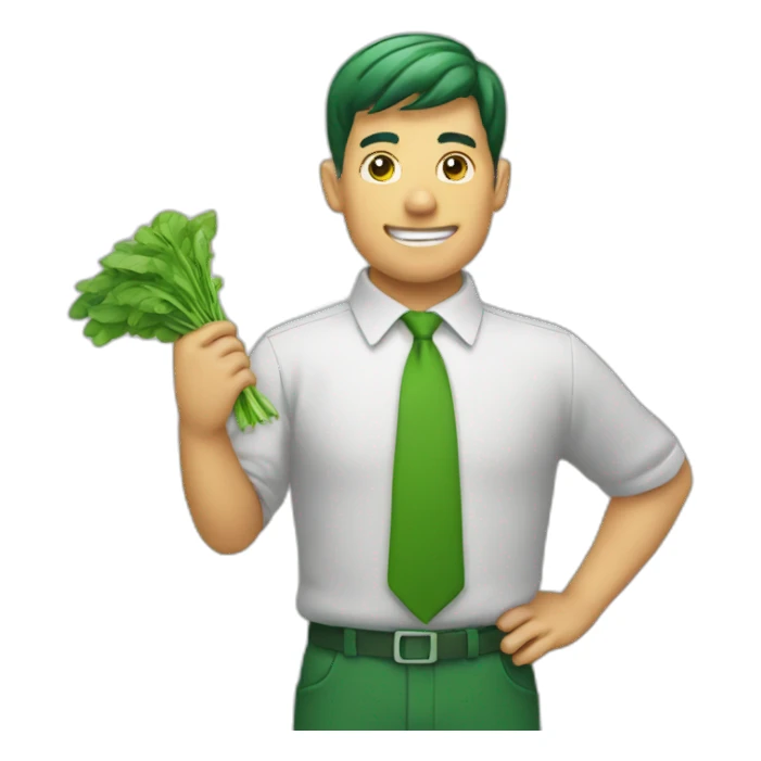 Green stocks up  sticker