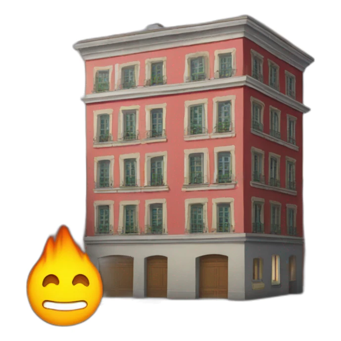 Caserne de pompier sticker