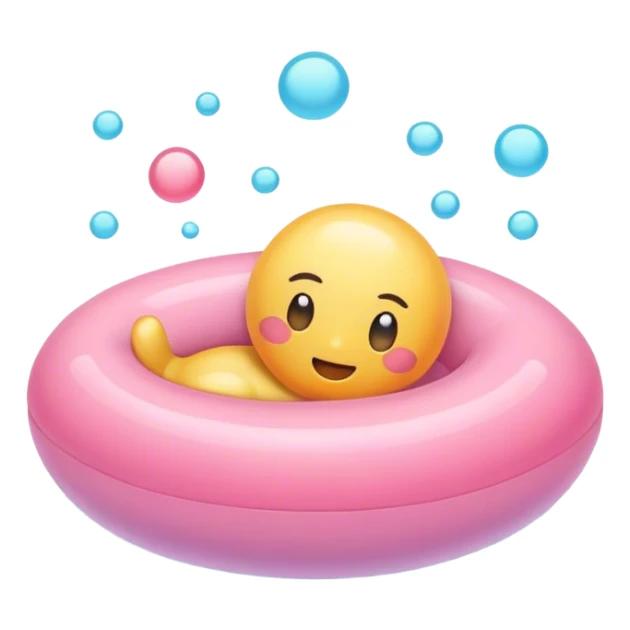 pastel floater sticker