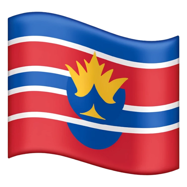 Flag emoji of Alberta sticker