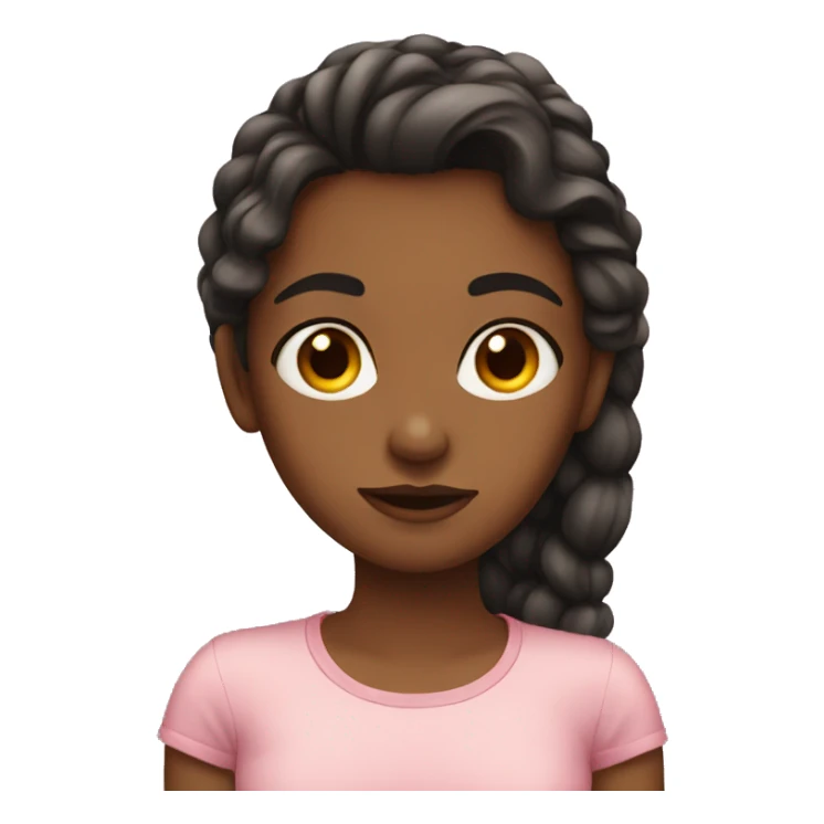 A girl side eyeing  sticker