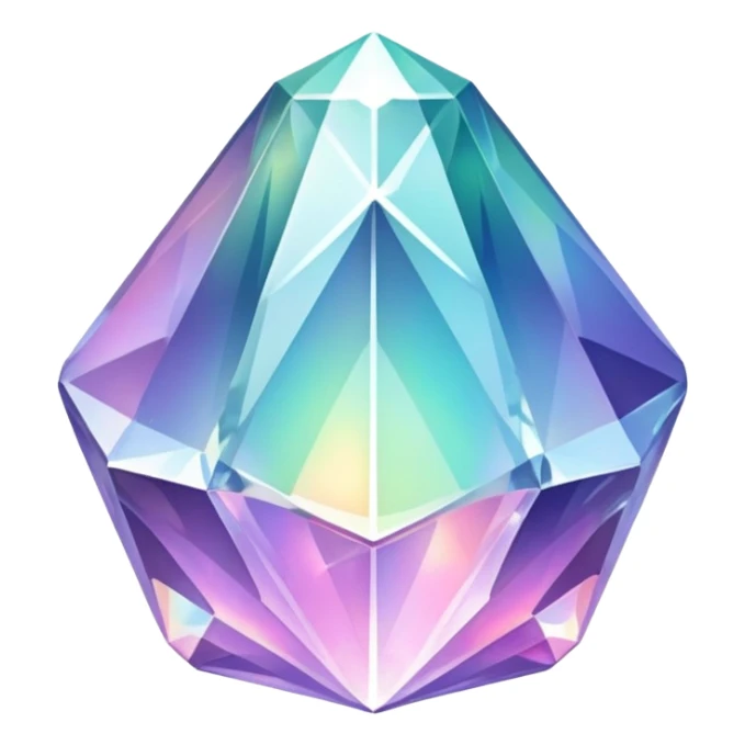 Iridisering is krystall sticker