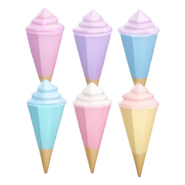Cute diamonds milk shake toppings sticker