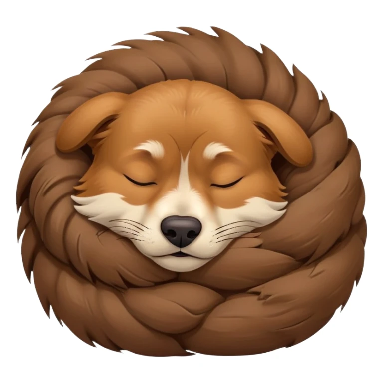 Mad dog sleeping sticker