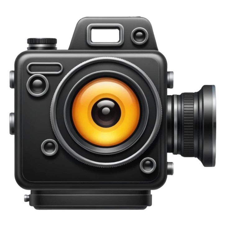 Camera retro sticker
