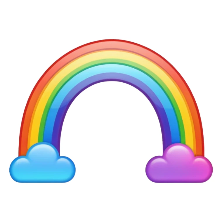 Bright Rainbow sticker