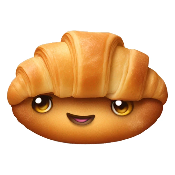 coquette croissant    sticker