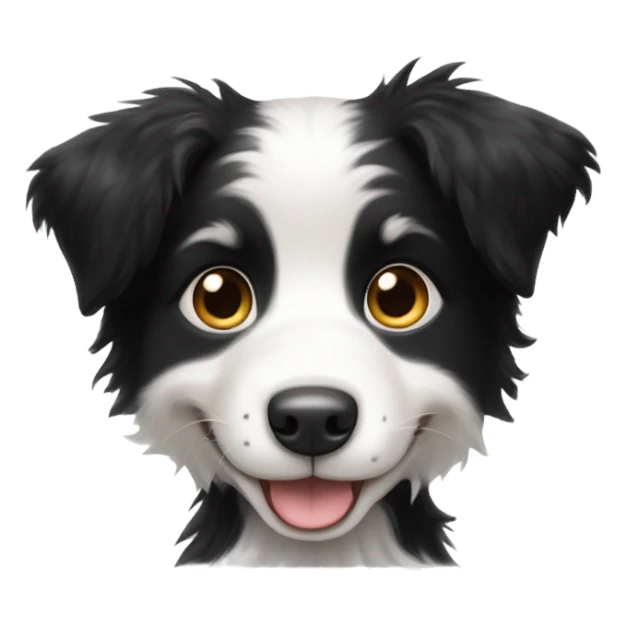 border collie puppy sticker