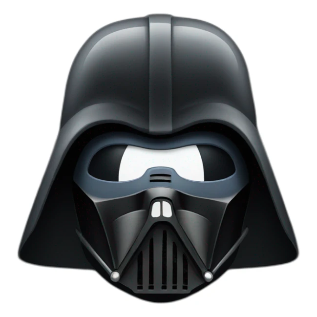 Dark vador face with mask sticker