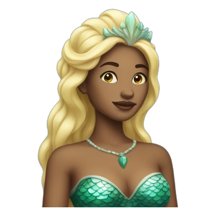 Mermaid queen sticker