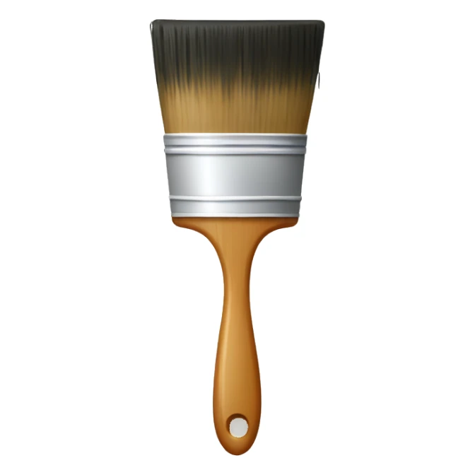 paint brush and bucket sticker