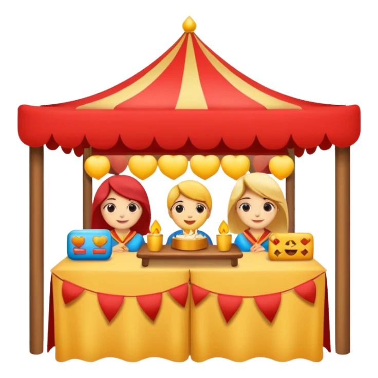 cherish festival booth sticker