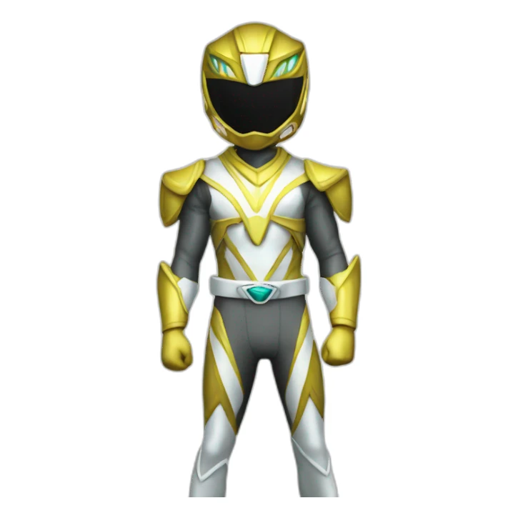 crystal power ranger full body sticker