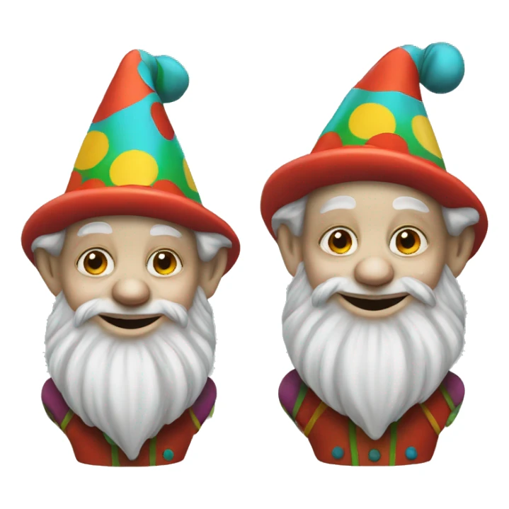 clown gnome
 sticker
