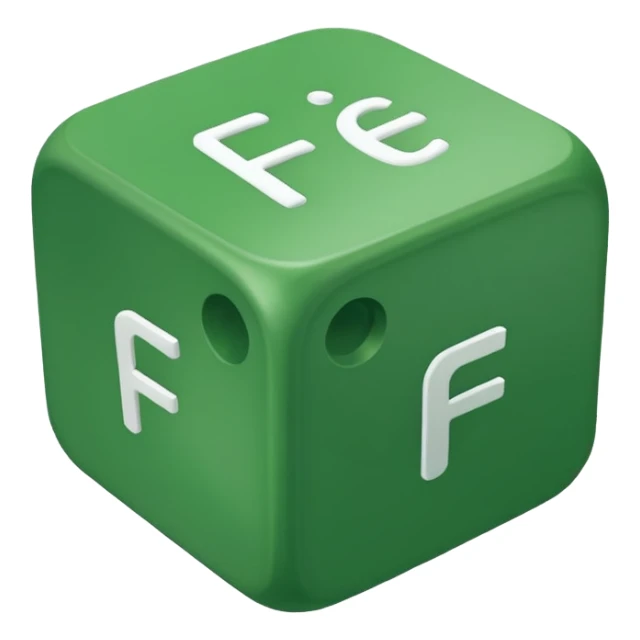 the green die "friend" sticker