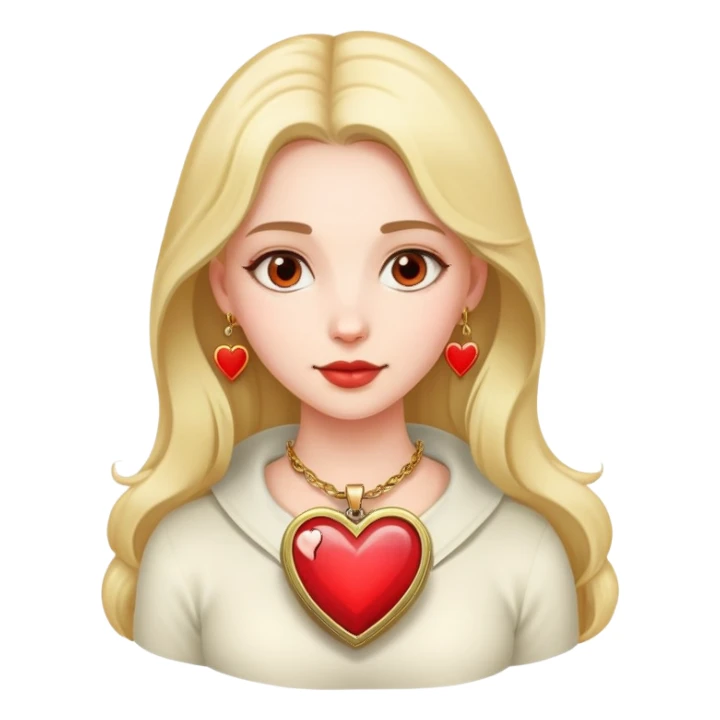 Heart with girlfriend  sticker